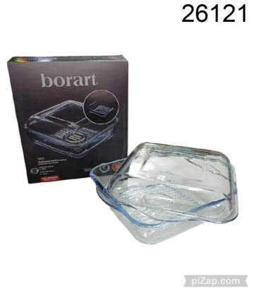 Imagen de FUENTE CUADRADA GRILL C/TAPA 21X23X5.4 CM 3.26